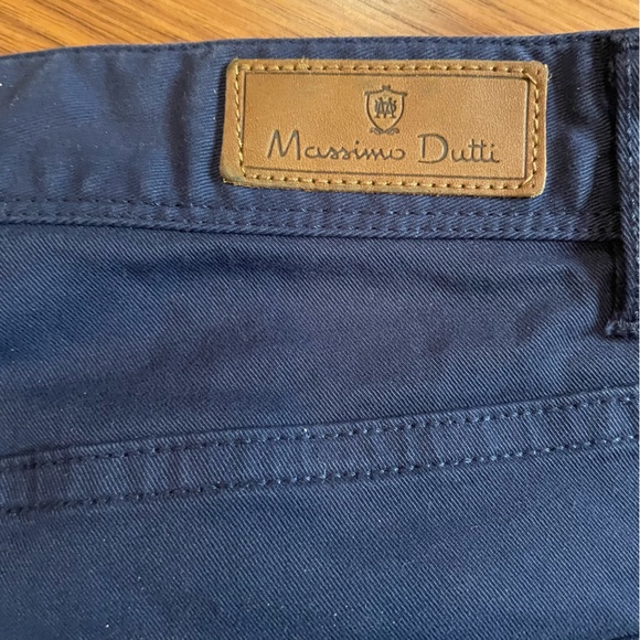 Casual blue pants - Massimo Dutti - Picture 4 of 6